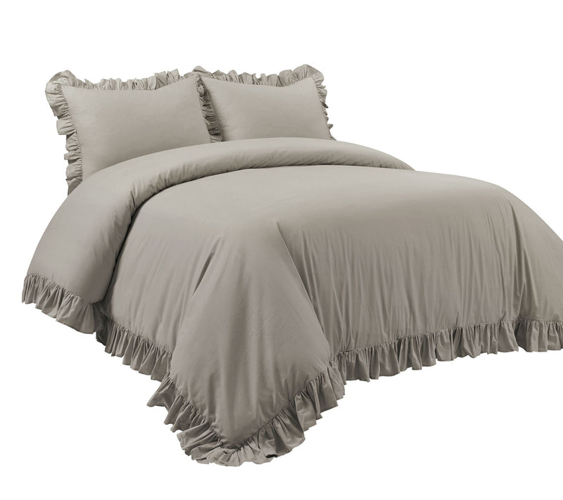 Reyna Cotton 3-Piece Full/Queen Duvet Cover Setby Lush Decor — View 20