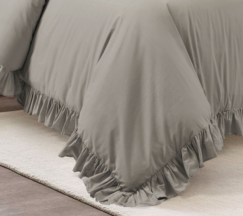 Reyna Cotton 3-Piece Full/Queen Duvet Cover Setby Lush Decor — View 16