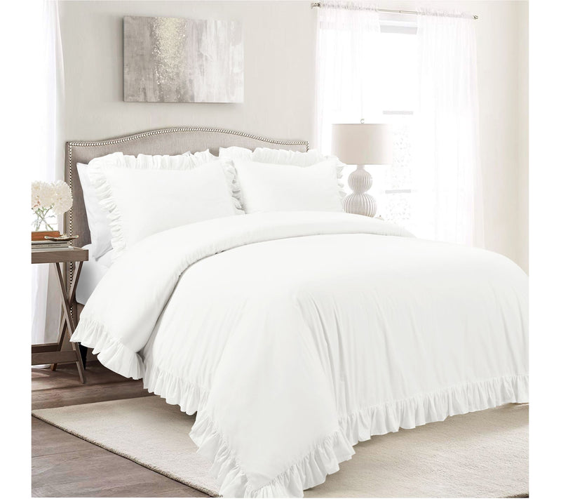 Reyna Cotton 3-Piece King Duvet Cover Set by Lush Decor — View 13