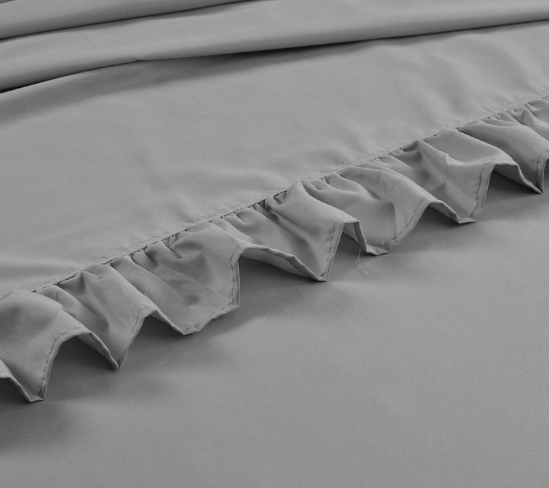 Reyna Ruffle 6Pc Queen Sheet Set by Lush Decor — View 13