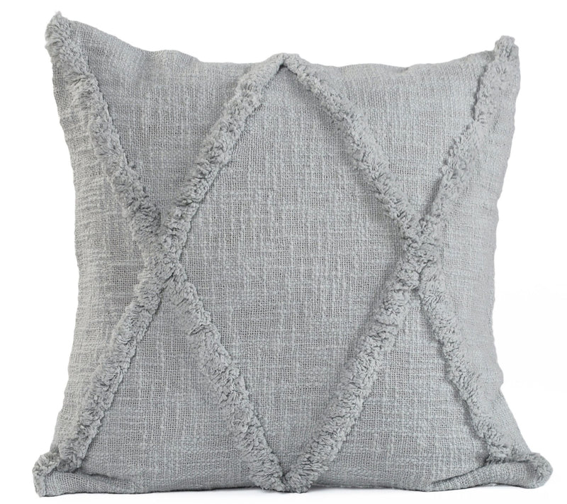 Ox Bay Diamond Tufted Solid Throw Pillow — View 9