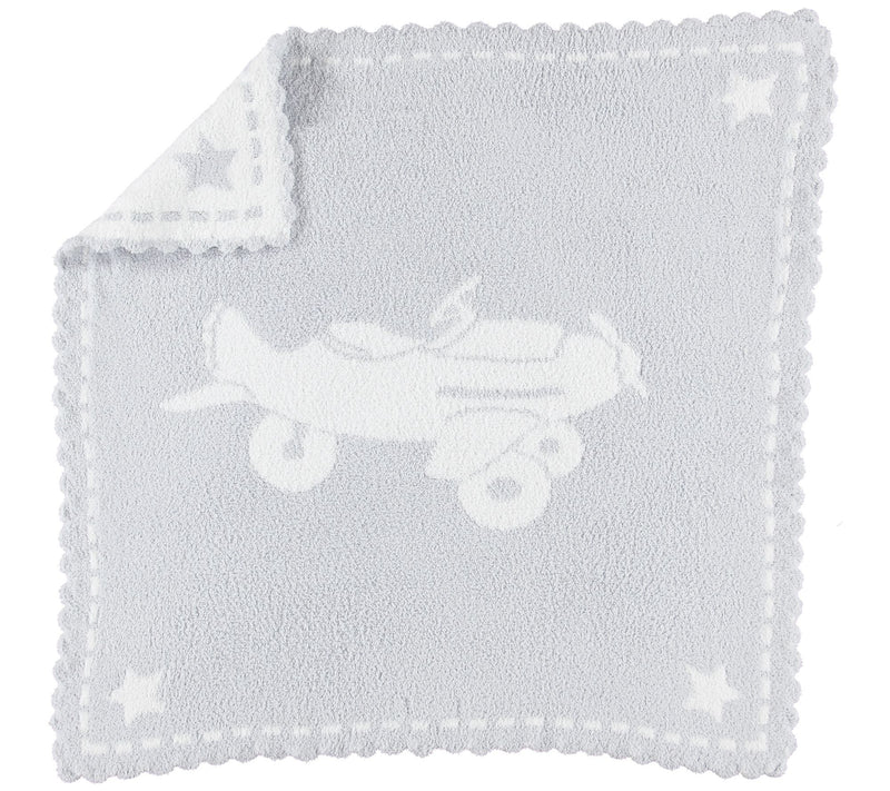 Barefoot Dreams Cozychic Scalloped Receiving Blanket — Main view