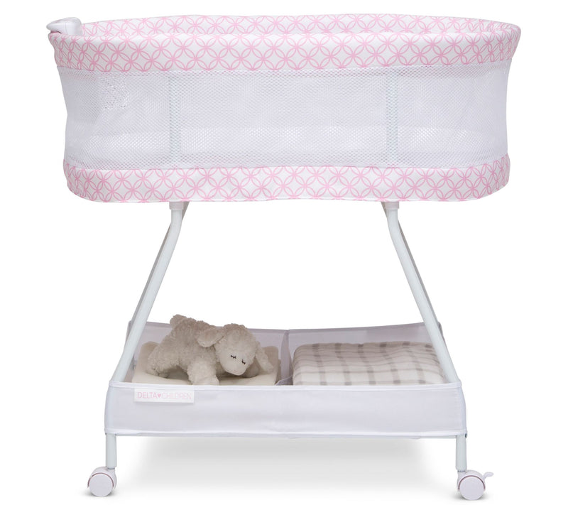Delta Children Sweet Dreams Bassinet with Airflow Mesh — View 7