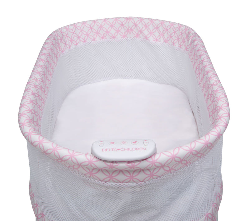 Delta Children Sweet Dreams Bassinet with Airflow Mesh — View 9