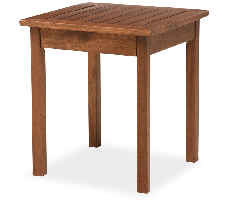 Evergreen Enterprises Eucalyptus Wood Side Table — Main view