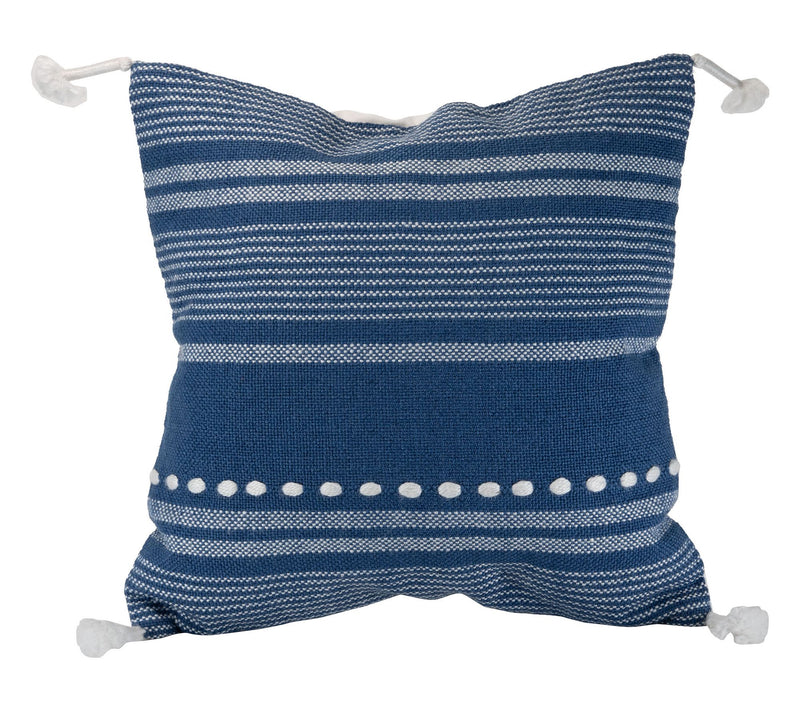 Foreside Home & Garden Striped Hand Woven 20x20" Pillow — Main view