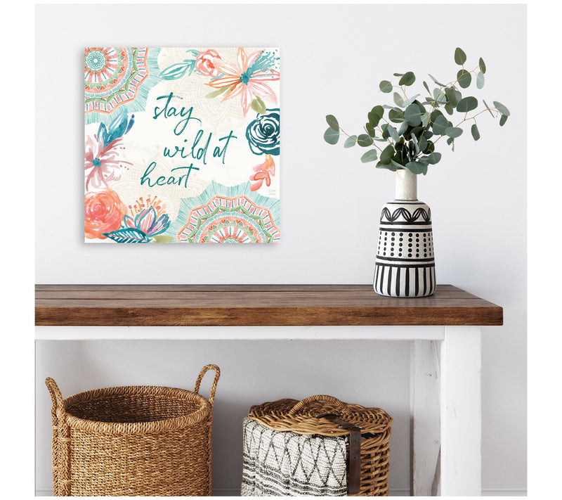 Courtside Market Macrame Meander II 16x16 Canvas Wall Art — View 2