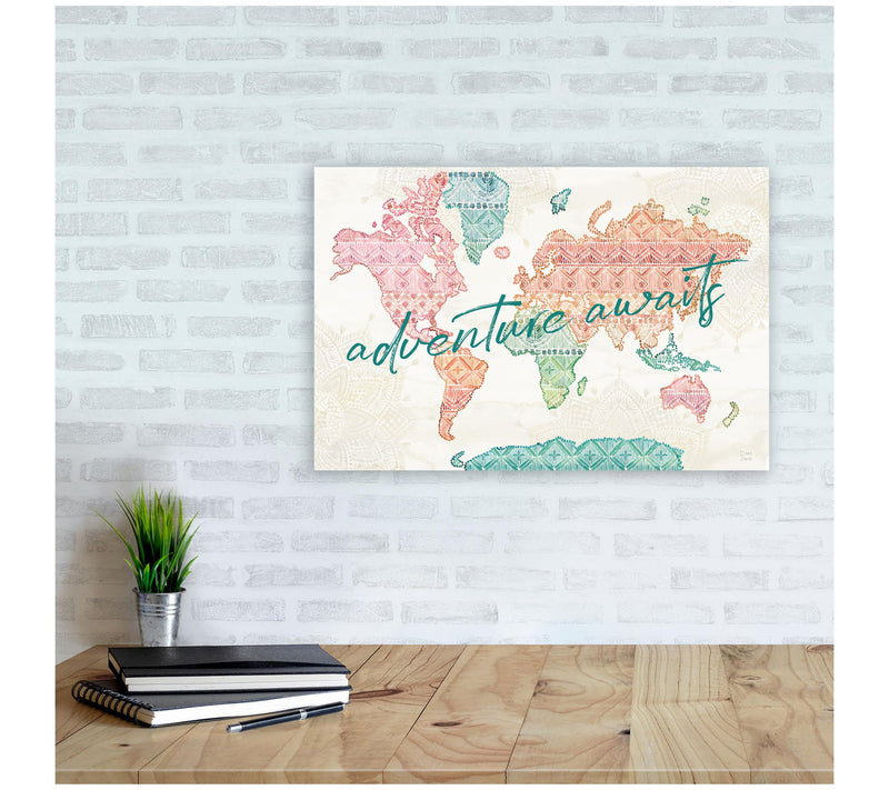 Courtside Market Macrame Meander I 16x20 CanvasWall Art — View 2