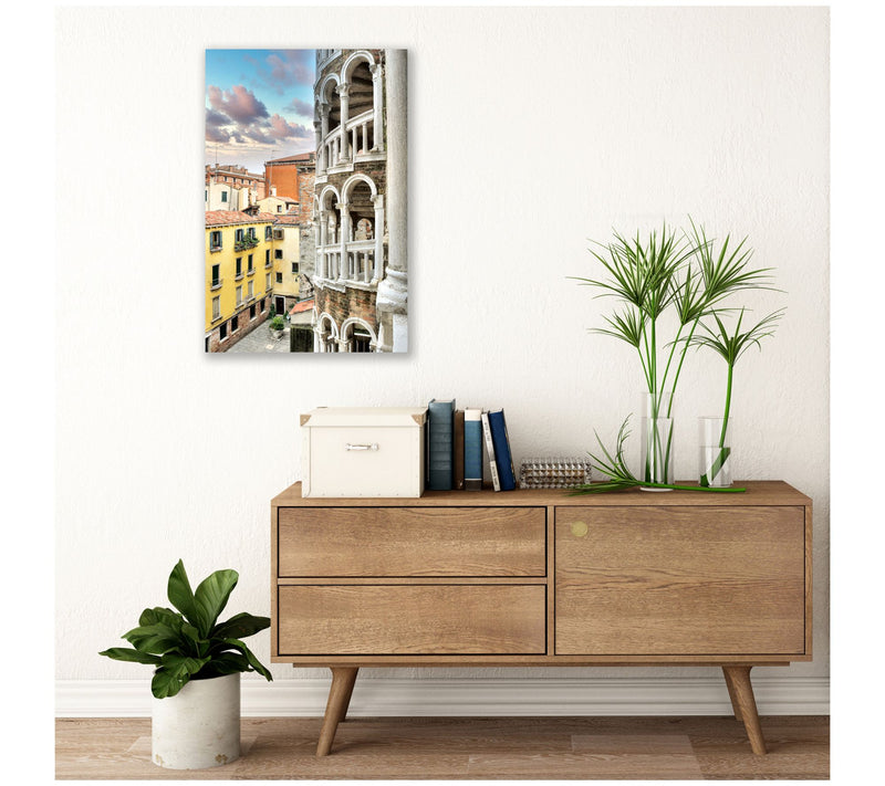 Courtside Market Scala Contarini del BovoloII 18x26 Canvas — View 2