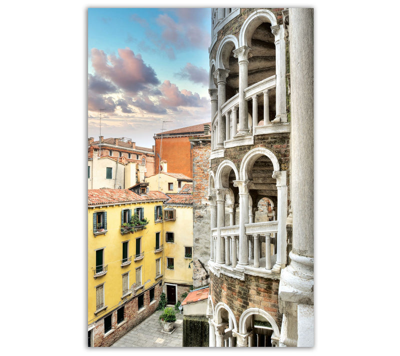 Courtside Market Scala Contarini del BovoloII 18x26 Canvas — Main view