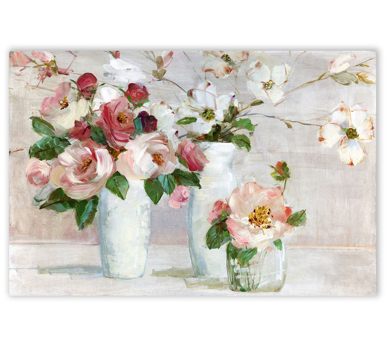 Courtside Market Shades Of Blush 18x26 Canvas Wall Art — Main view