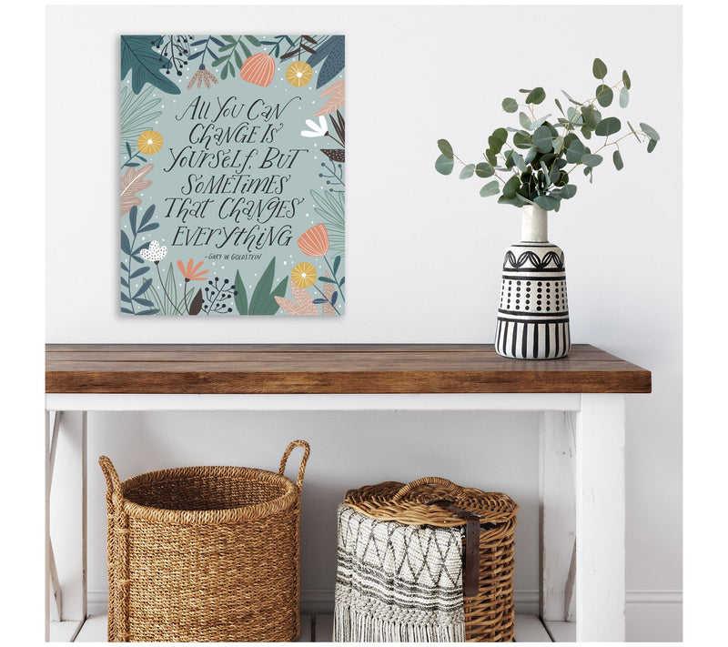 Courtside Market Change 16x20 Canvas Wall Art — View 2