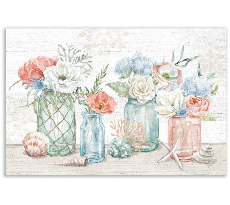 Courtside Market Seaside Petals I 12x18 CanvasWall Art — Main view