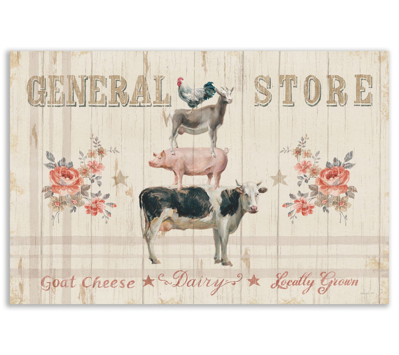 Courtside Market General Store 20" x 24" CanvasWall Art — Main view