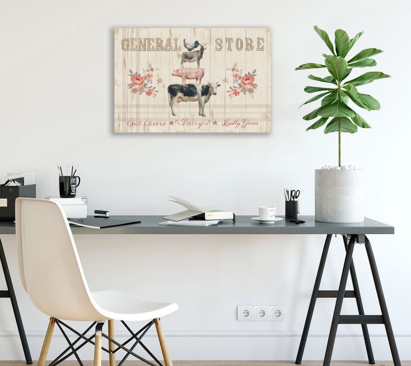 Courtside Market General Store 20" x 24" CanvasWall Art — View 2