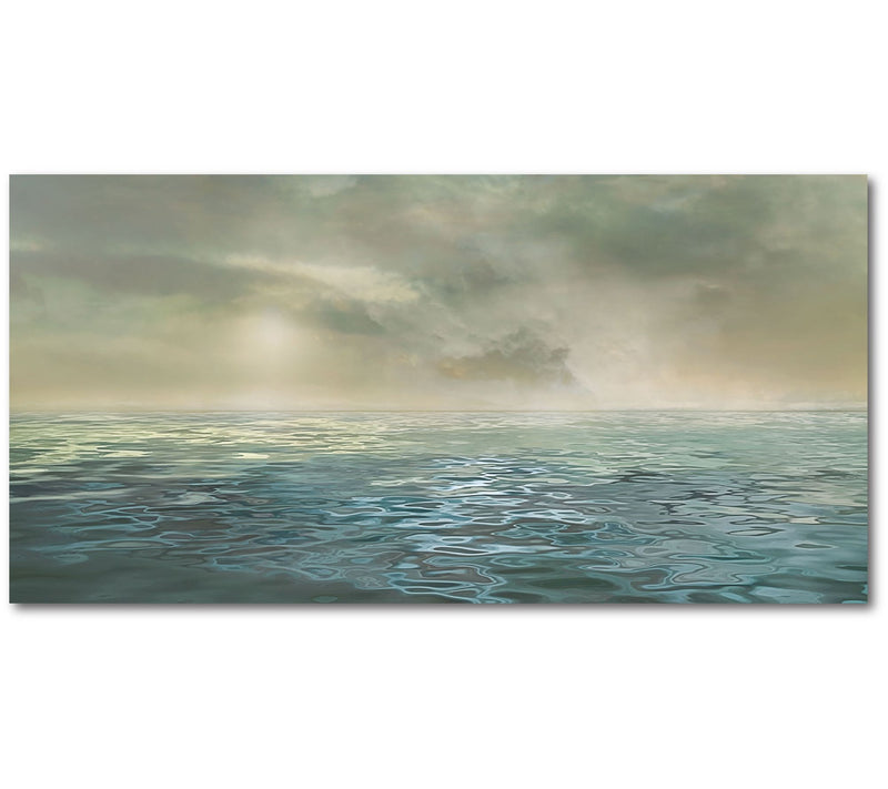 Courtside Market Seascape 12" x 24" Canvas WallArt — Main view