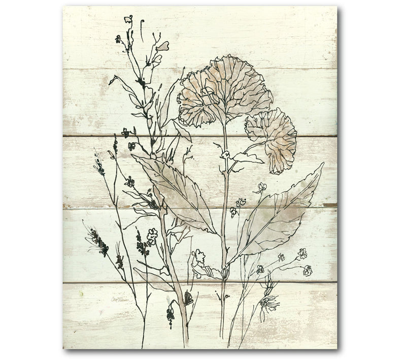 Courtside Market Dried Flower Study 16" x 20" Canvas Wall Art — Main view