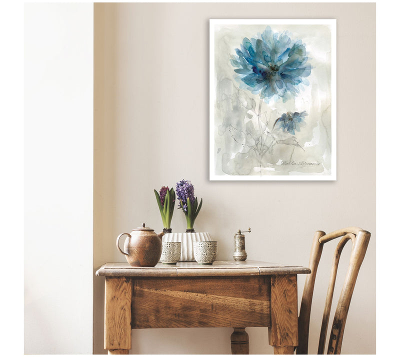 Courtside Market Blue Flower I 16x20 Canvas Wall Art — View 2