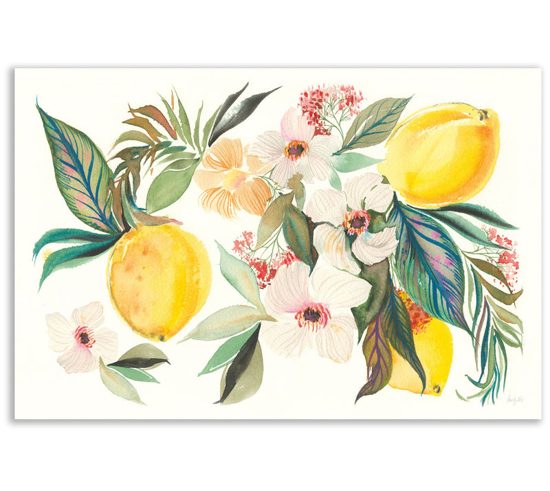Courtside Market Citrus Summer I v2 18x26 Canvas Wall Art — Main view