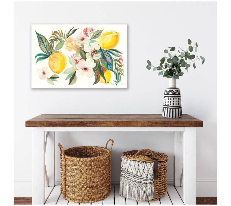 Courtside Market Citrus Summer I v2 18x26 Canvas Wall Art — View 2
