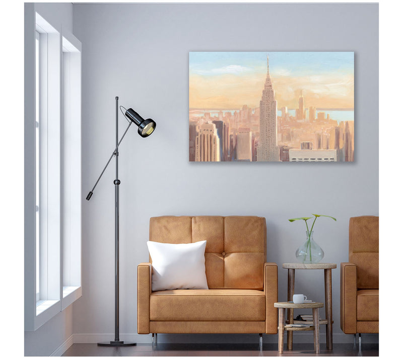 Courtside Market Manhattan Dawn 24x36 Canvas Wall Art — View 2