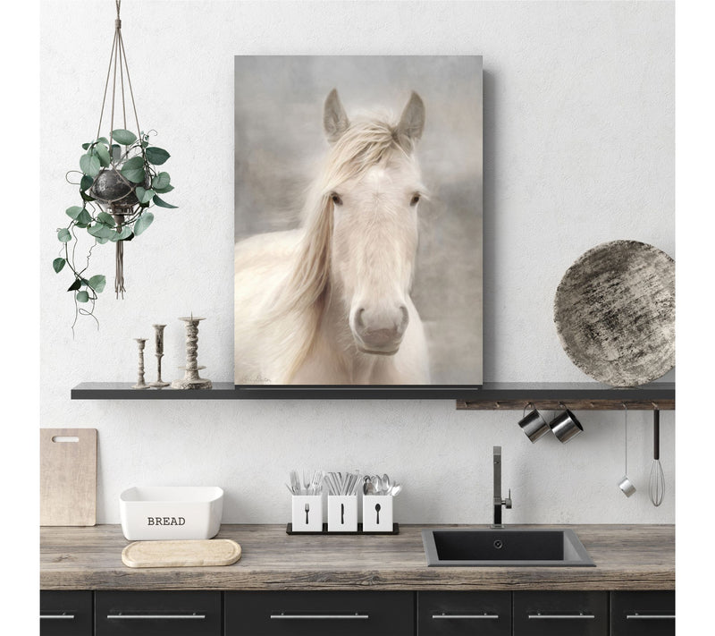 Courtside Market White Beauty I 16x20 Canvas Wall Art — View 2