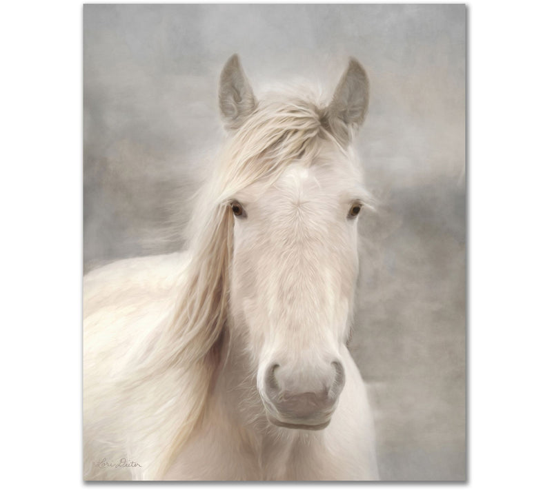 Courtside Market White Beauty I 16x20 Canvas Wall Art — Main view