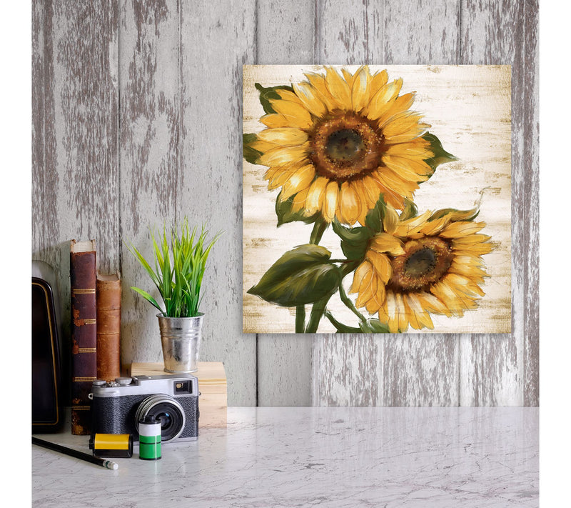 Courtside Market  Sunflower Summer II 16x16 Canvas Wall Art — View 2