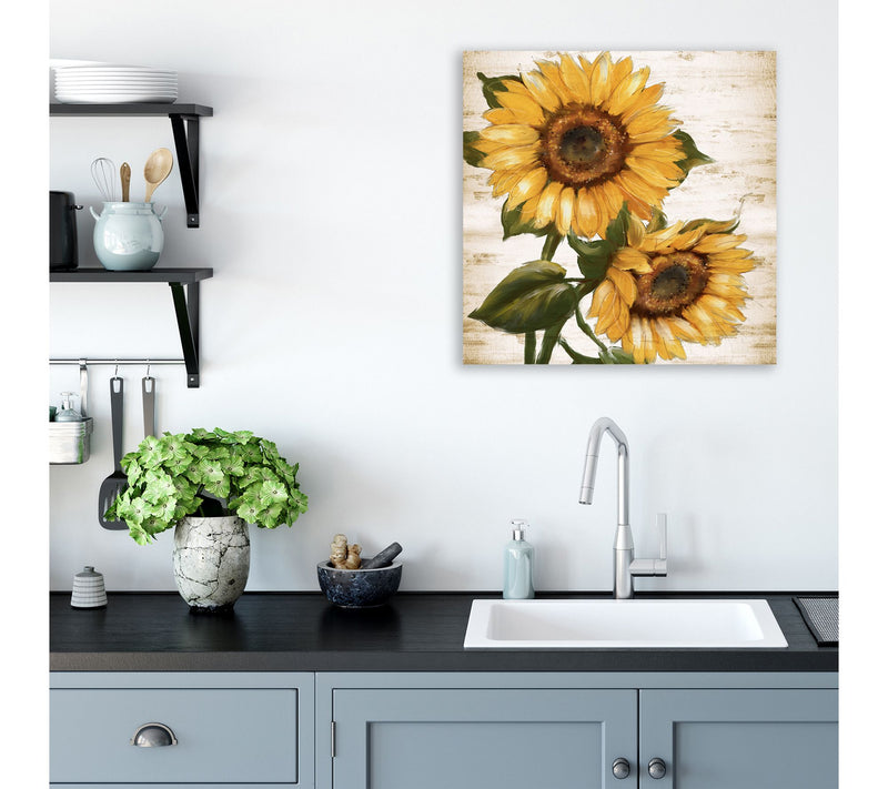 Courtside Market  Sunflower Summer II 30x30 Canvas Wall Art — View 2