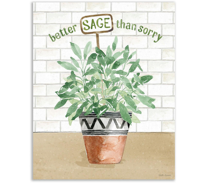 Courtside Market Herb Garden V 16x20 Canvas Wall Art — Main view