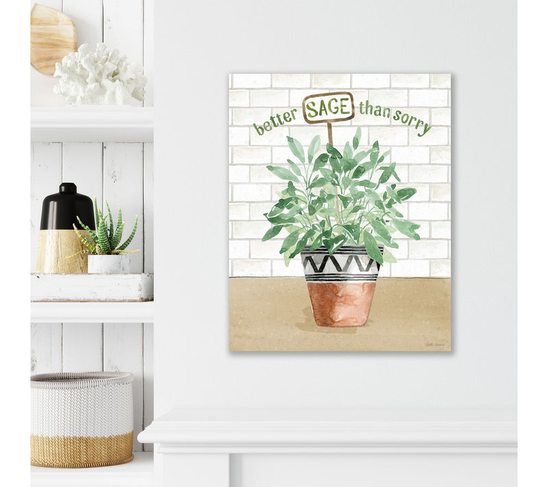 Courtside Market Herb Garden V 16x20 Canvas Wall Art — View 2