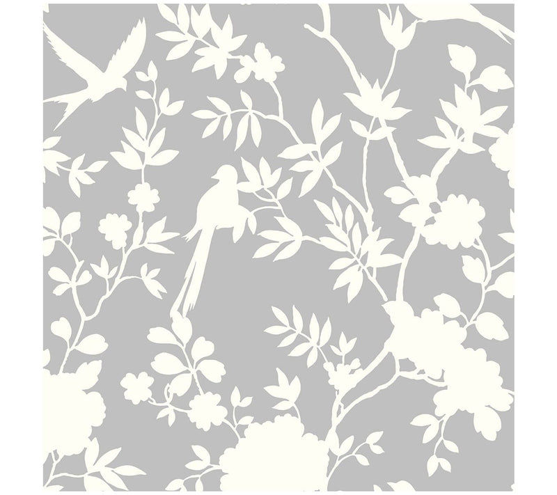 Lillian August Mono Toile Peel and Stick Wallpaper Roll — View 5