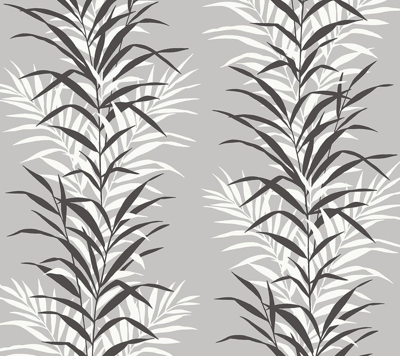 NextWall Leaf Stripe Peel and Stick Wallpaper Roll — View 5