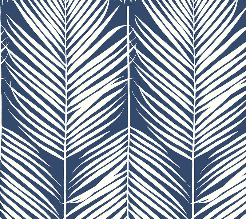 NextWall Palm Silhouette Peel and Stick Wallpap er Roll — Main view