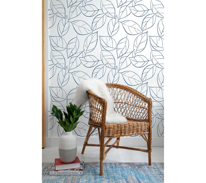 NextWall Tossed Leaves Peel and Stick WallpaperRoll — View 7