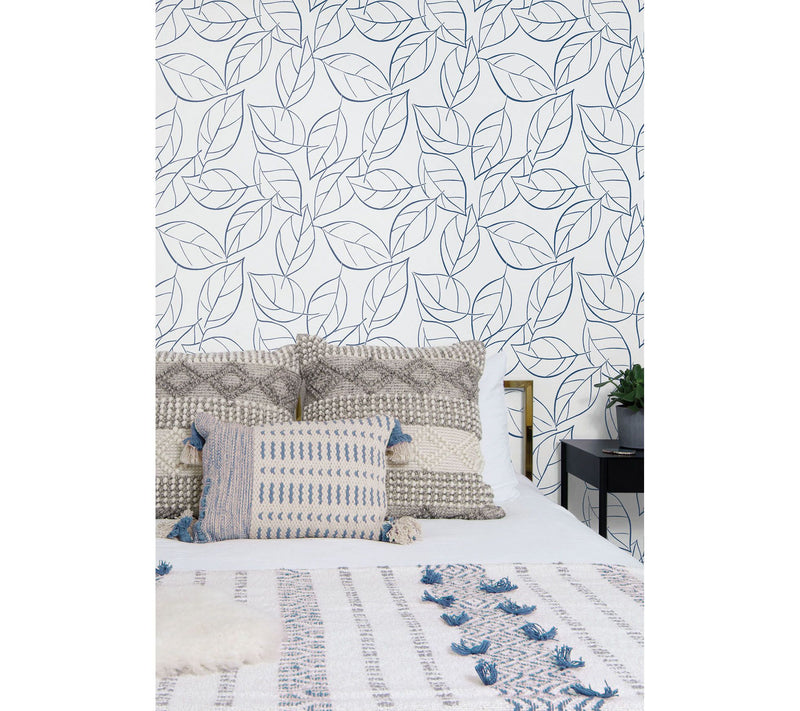 NextWall Tossed Leaves Peel and Stick WallpaperRoll — View 8