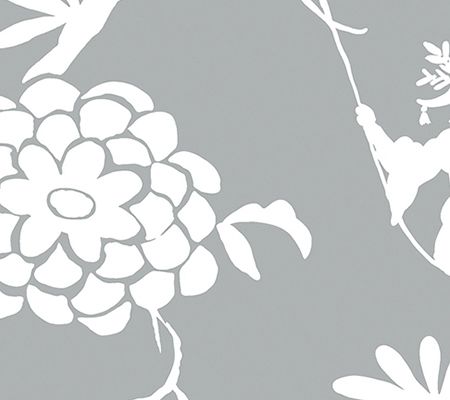 NextWall Chinoiserie Silhouette Peel and StickWallpaper Roll — View 4