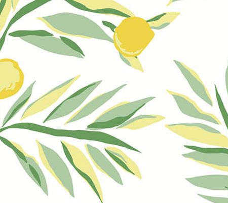 NextWall Citrus Branch Peel and Stick WallpaperRoll — View 4