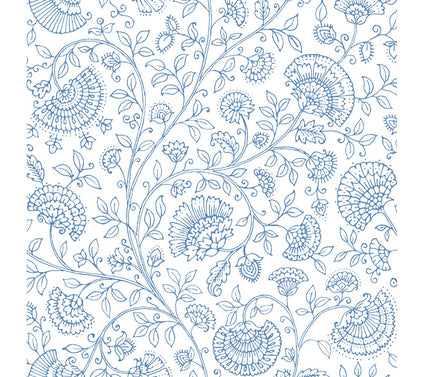 NextWall Paisley Trail Peel and Stick WallpaperRoll