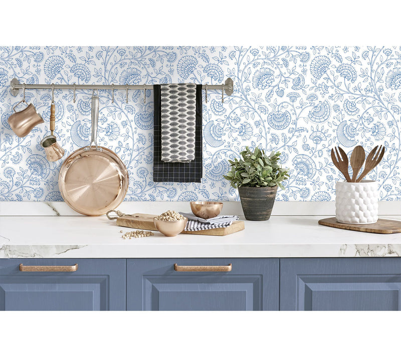 NextWall Paisley Trail Peel and Stick WallpaperRoll — View 10