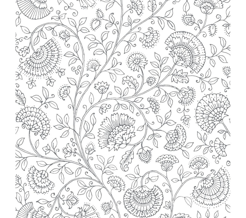 NextWall Paisley Trail Peel and Stick WallpaperRoll — View 7
