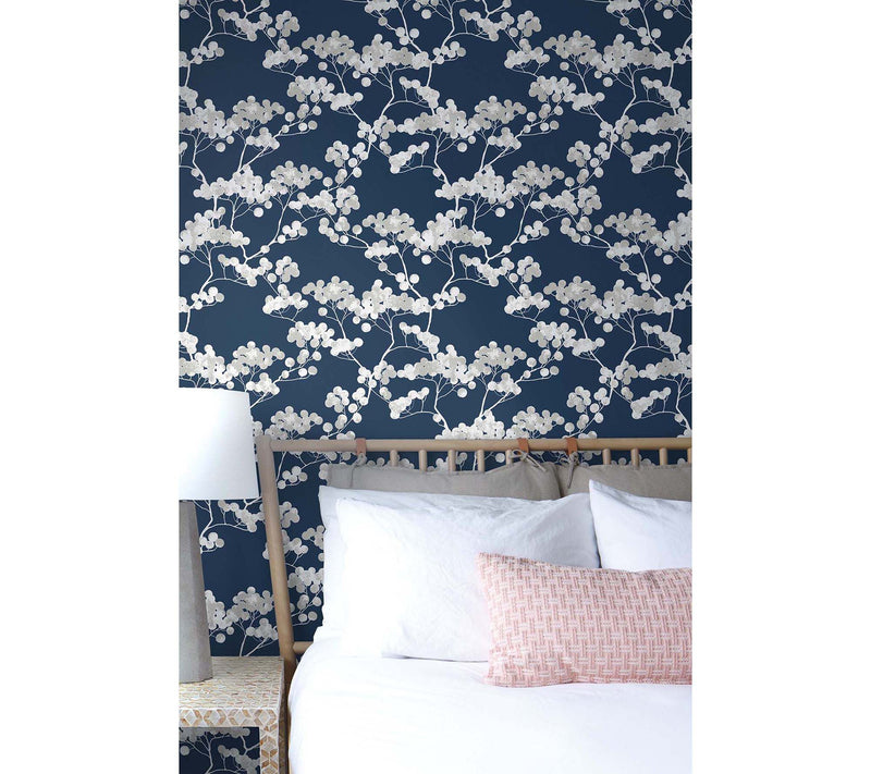 NextWall Cyprus Blossom Peel and Stick Wallpaper Roll — View 6