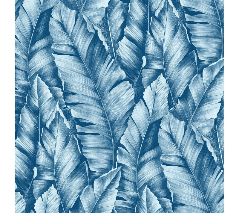 NextWall Baha Banana Leaves Peel and Stick Wallpaper Roll — View 3