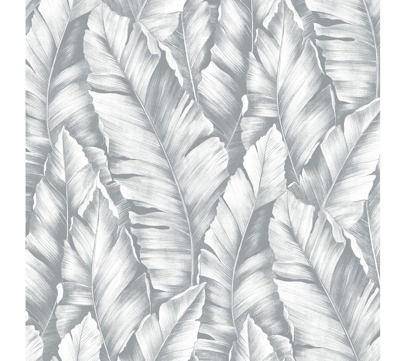 NextWall Baha Banana Leaves Peel and Stick Wallpaper Roll — Main view