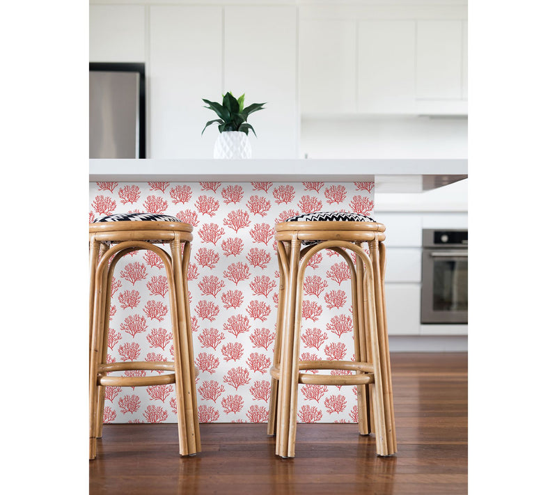 NextWall Coastal Coral Reef Peel and Stick Wallpaper Roll — View 7