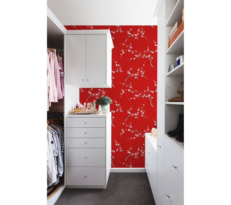 NextWall Cherry Blossom Floral Peel and Stick Wallpaper Roll — View 9