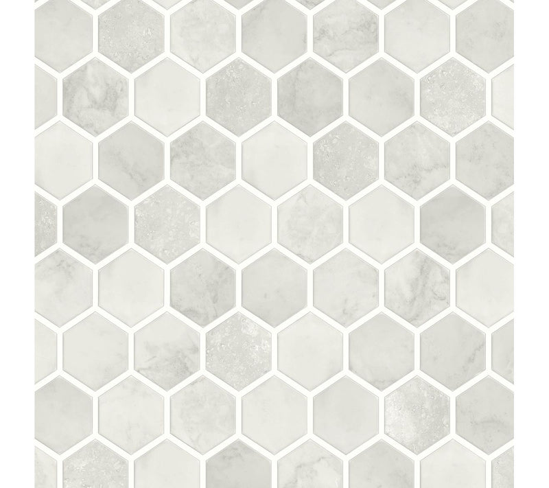 NextWall Inlay Hexagon Peel and Stick WallpaperRoll — View 9
