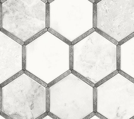 NextWall Inlay Hexagon Peel and Stick WallpaperRoll — View 4