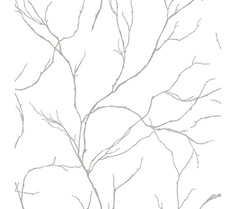 NextWall Delicate Branches Peel and Stick Wallpaper Roll — View 5