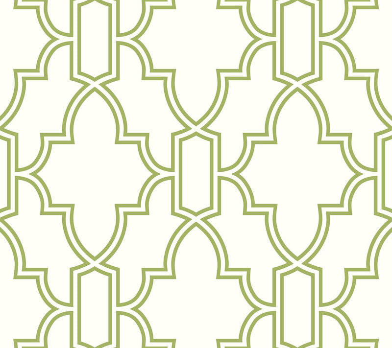 NextWall Black Tile Trellis Peel and Stick Wallpaper Roll — View 5